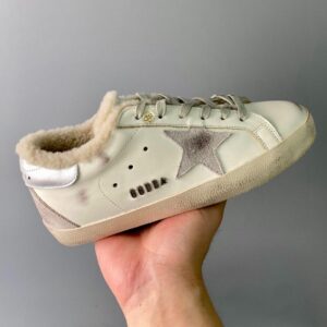 Golden Goose Deluxe Brand Super STAR Gray Star Wool