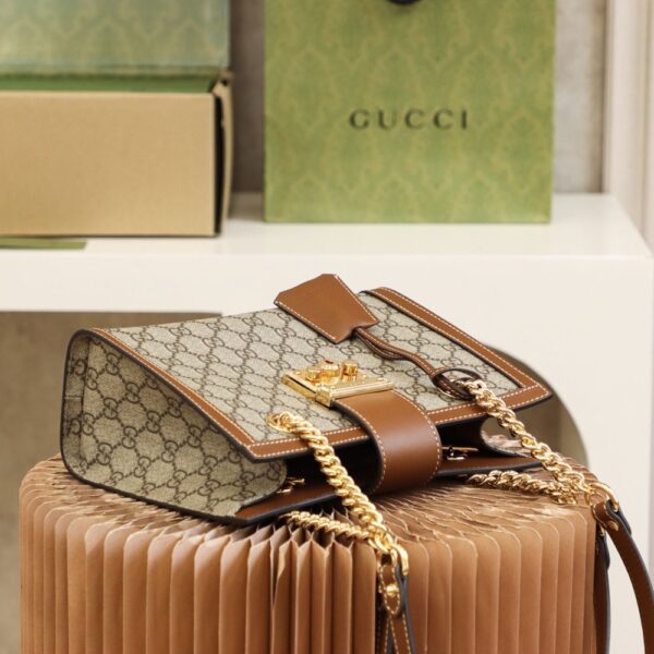 Gucci Bag Padlock GG 498156 Brown