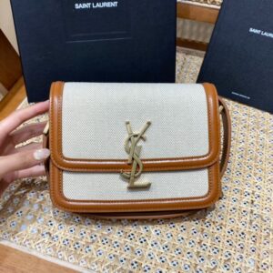 YSL Bag Solferino Box  634306 White Brown