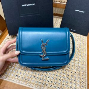 YSL Bag Solferino Box  634306 Blue