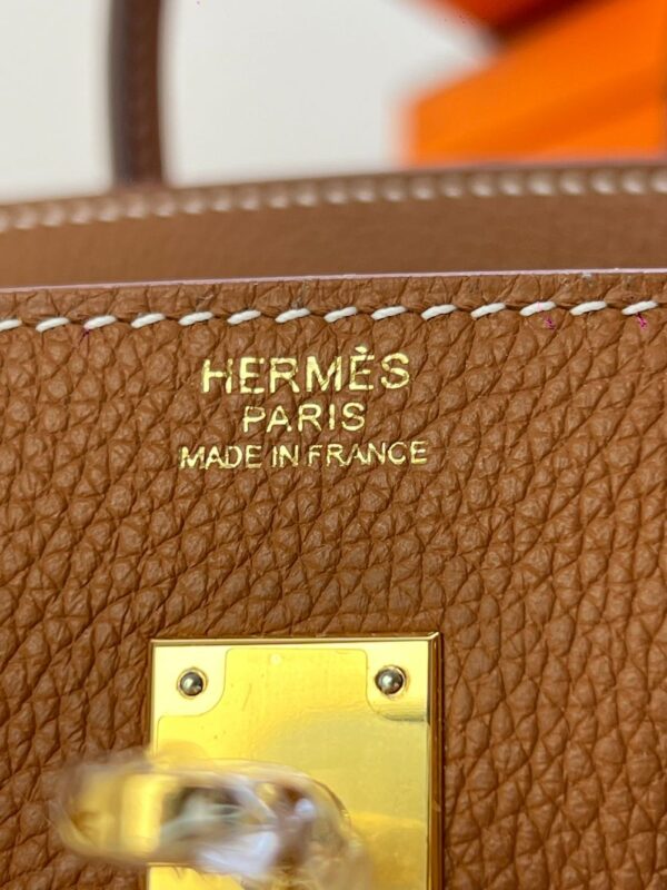 Hermes Bag Birkin  25cm*20cm*13cm  Gold Brown