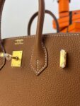 Hermes Bag Birkin  25cm*20cm*13cm  Gold Brown