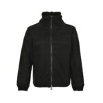 Louis Vuitton Embroidered leather panel jacket Black