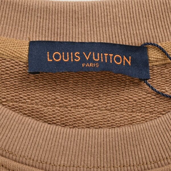 Louis Vuitton 24Fw floral lettering embroidered sweatshirt