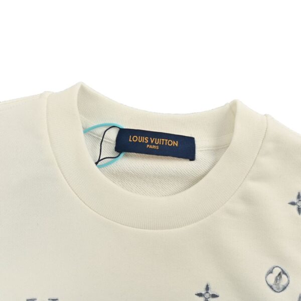 Louis Vuitton 24Fw embroidered monogram gradient sweatshirt