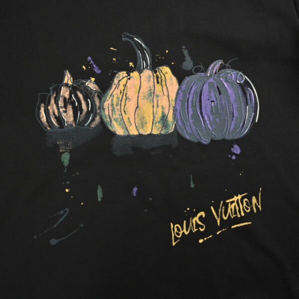 Louis Vuitton 24FW Graffiti Hand-painted Pumpkin Crewneck Sweatshirt