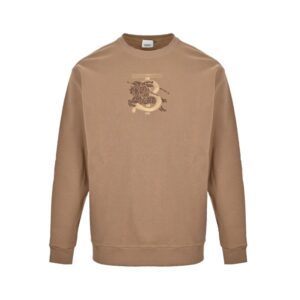 Burberry 24Fw Classic TB embroidered warhorse laminated sweatshirt