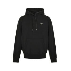 Prada 24Fw Triangle logo hoodie