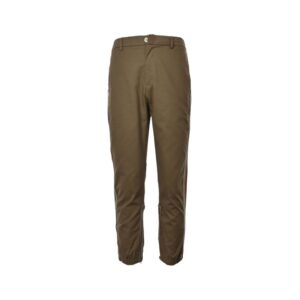 Gucci Khaki Cotton Web Trousers