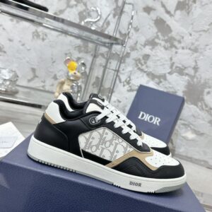 Dior  B27 Low Black White Gold